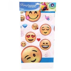 Скатерть Ультрамарин Смайлики 108х180 см розовый