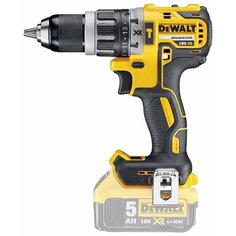 Ударная аккумуляторная дрель-шуруповерт DeWALT DCD796NT 70 Н·м желтый/черный