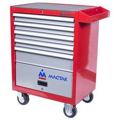 Тележка МАСТАК Оптима 522-05581M полки: 5 шт. красный