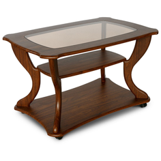 Столик журнальный Калифорния мебель Маэстро СЖС-02, ДхШ: 90 х 60 см, орех