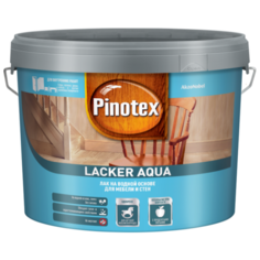 Лак Pinotex Lacker Aqua матовый водорастворимый бесцветный 9 л