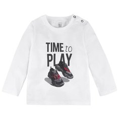 Лонгслив Bossa Nova размер 98, белый