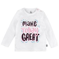 Лонгслив Bossa Nova размер 98, белый