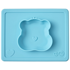 Тарелка EZPZ Happy bowl care bear бирюзовый