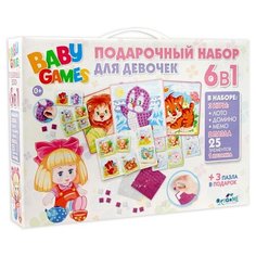 Набор настольных игр Origami Baby Games 6в1 Для девочек (05542)