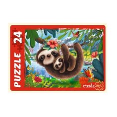 Пазл Рыжий кот Милые ленивцы №2 (ПУ24-7187), 24 дет.