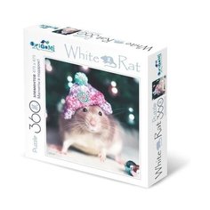Пазл Origami White Rat Наряжаем елку + 4 магнита (04751), 360 дет.