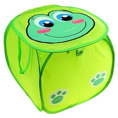 Корзина Наша игрушка Лягушонок 45х45 см (LKK20171020-26) зеленый