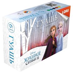 LORI Гуашь Холодное сердце 2 Disney 6 цветов х 15 мл (Гд-013)