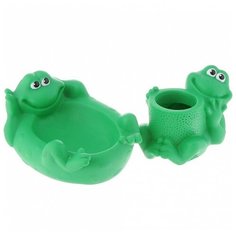 Набор для ванной Весна Лягушки (B1259) зеленый