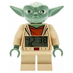 Часы настольные LEGO Star Wars Yoda бежевый/зеленый