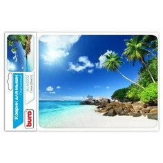 Коврик Buro BU-M10012 (291843) голубой/зеленый