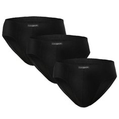 Torro Набор трусов слипы Basic с низкой посадкой, 3 шт., размер L(100), black