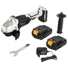 УШМ аккумуляторная DEKO DKAG20-125 1.5 А·ч х2 коробка, 20 В, 125 мм