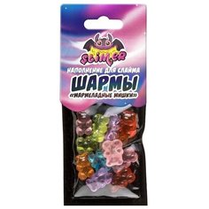 Набор ВОЛШЕБНЫЙ МИР Slimer. Наполнение для слайма Шармы мармеладные мишки SSS30-56 розовый/голубой/зеленый