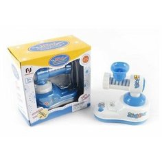 Мясорубка Shantou Gepai Mini Household 3521-9 голубой/белый