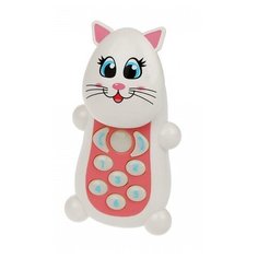 Развивающая игрушка Yu Huang Toys Мур-мяу белый/розовый