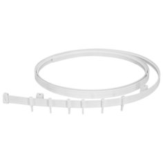 Карниз однорядный Эскар 240430350 (350 см) белый