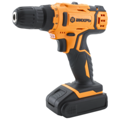 Аккумуляторная дрель-шуруповерт ВИХРЬ ДА-18Л-2КА 35 Н·м оранжевый