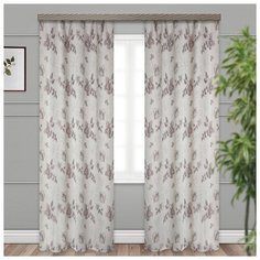 Портьеры Witerra Фиалка на ленте 260 см темно-бежевый