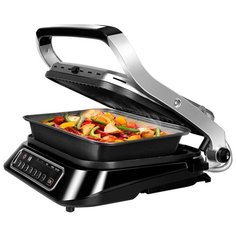 Гриль REDMOND Steak&Bake RGM-M806P черный/серебристый