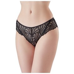 Lowry Трусы бикини кружевные средней посадки, размер L, черный