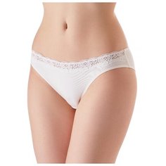 Lowry Трусы бикини с кружевом, размер XXL, молочный