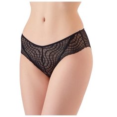 Lowry Трусы бикини кружевные, размер M, черный