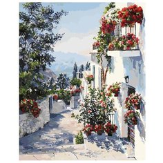 Белоснежка Картина по номерам "На юге Испании" 40х50 см (122-AB)