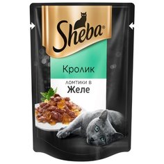 Корм для кошек Sheba Pleasure с кроликом 85 г (кусочки в желе)