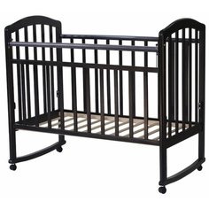 Кроватка Антел Алита-2 (колесо) (качалка), на полозьях венге