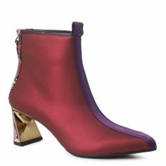 Ботильоны UNITED NUDE LUCID MOLTEN MID бордовый