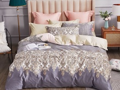 Постельное белье Cleo Satin de Lux 15/657-SK Комплект 1.5-спальный Сатин