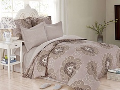 Постельное белье Cleo Satin de Lux 31/449-SK Комплект Евро Сатин