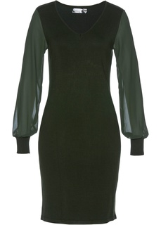 Платье с шифоновыми рукавами Bonprix