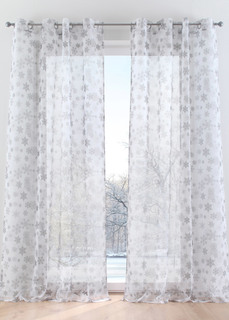 Гардина Снежинки (1 шт.) Bonprix