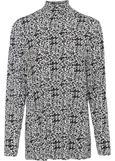 Лонгслив из лиоцелла TENCEL™ с воротником гольф Bonprix