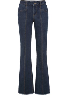 Джинсы клёш с разделительными швами Bonprix