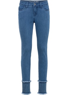 Джинсы Skinny из переработанного полиэстера Bonprix