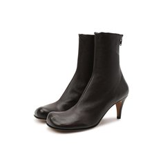 Кожаные ботильоны Bottega Veneta