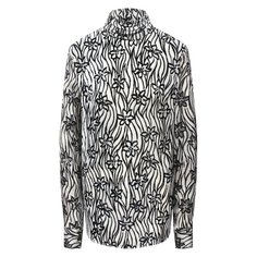 Блузка из вискозы и шелка Dries Van Noten
