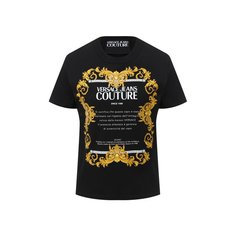 Хлопковая футболка Versace Jeans Couture