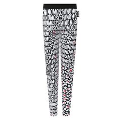 Хлопковые леггинсы Moschino Underwear Woman