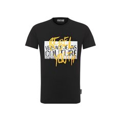 Хлопковая футболка Versace Jeans Couture
