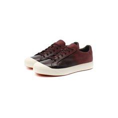 Кожаные кеды Santoni