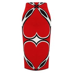 Юбка из вискозы Alexander McQueen