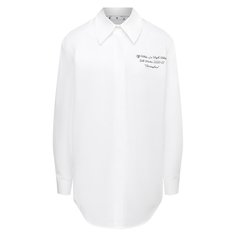 Хлопковая рубашка Off-White