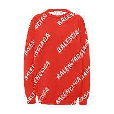 Свитер из хлопка и шерсти Balenciaga