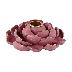 Подсвечник Glasar Цветок 12x12x5 см ГЛАСАР