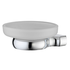 Мыльница стекло Wasserkraft хром